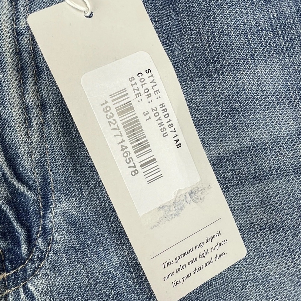 AG Adriano Goldschmied Women’s The Quinne Crop Jeans Blue, Size 31 - Picture 3 of 4